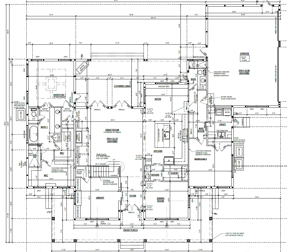 1st Story Floor Plan