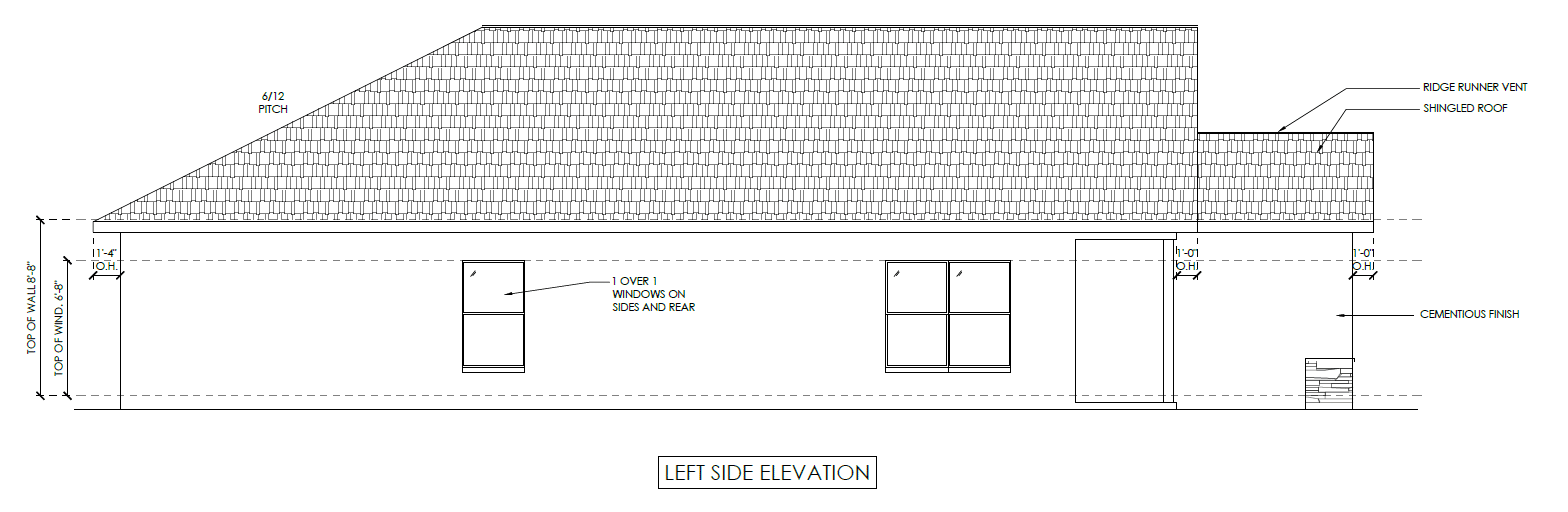 Left Side Elevation