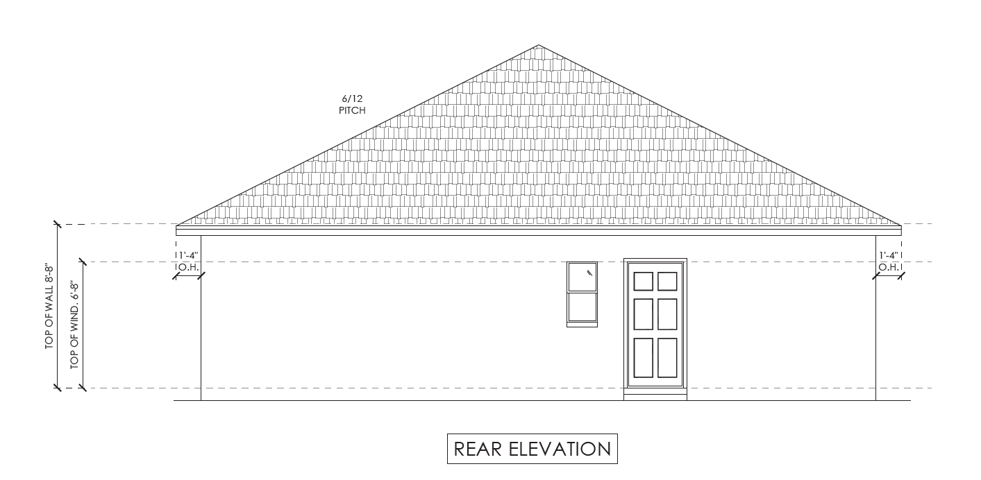 Rear Elevation